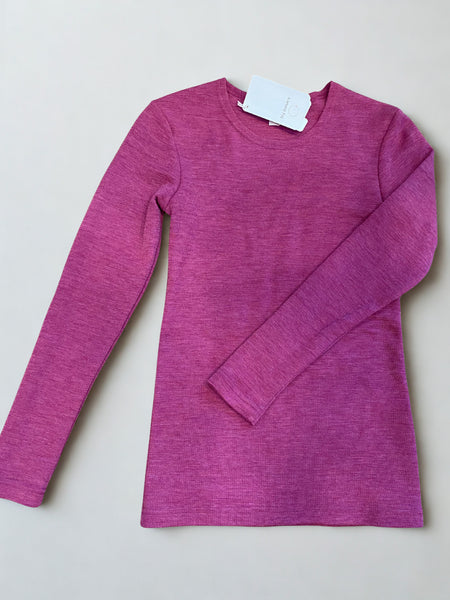 MERINO WOOL TOP 4023 - PINK MELANGE