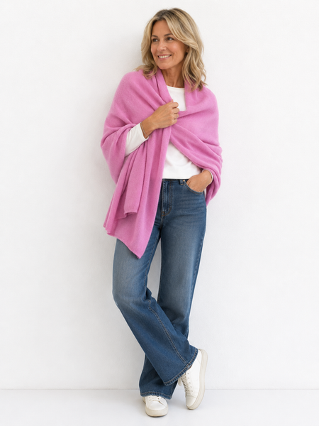 OVERSIZED 100% CASHMERE WRAPS - VARIETY OF COLOURS