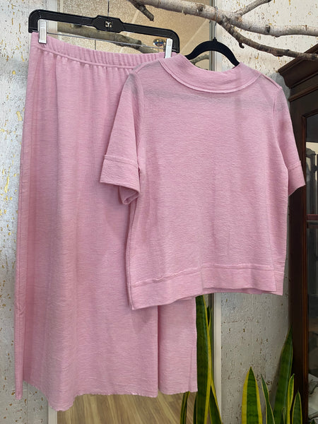 MERINO SKIRT 5004 - VIOLET ICE MELANGE