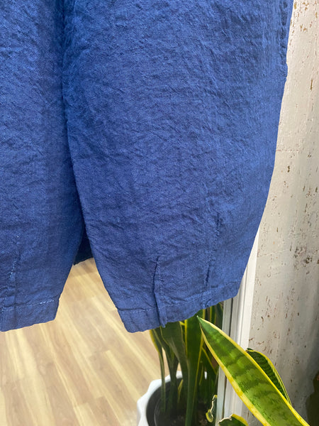 DENIM BLUE LINEN PANTS