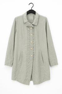 RAW EDGE LINEN JACKET