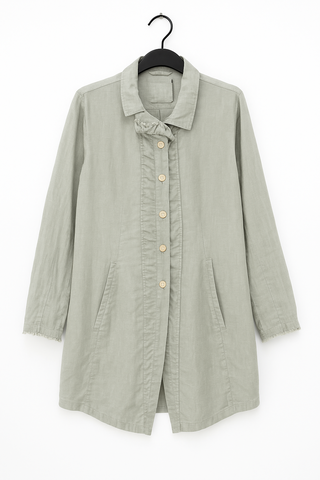 RAW EDGE LINEN JACKET