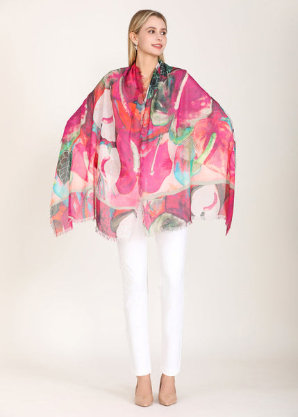 DANCE THE CALYPSO SILK SCARF