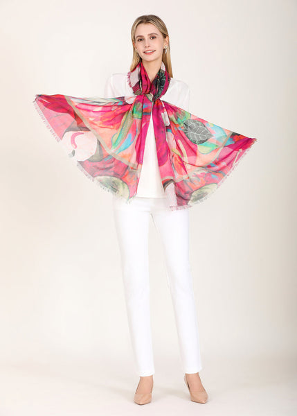 DANCE THE CALYPSO SILK SCARF