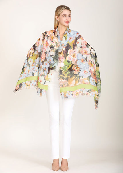 MAYFLOWER BLESSING SILK SCARF