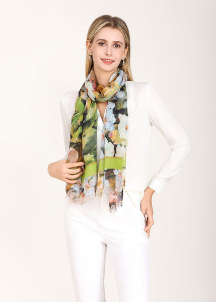 MAYFLOWER BLESSING SILK SCARF