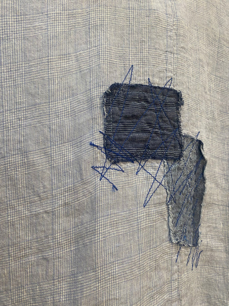 MIXED MEDIA LINEN JACKET - ONE LEFT, fits size 10-14