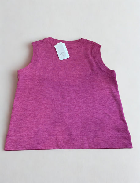 MERINO WOOL TOP 2022 - PINK MELANGE - ONLY M left!