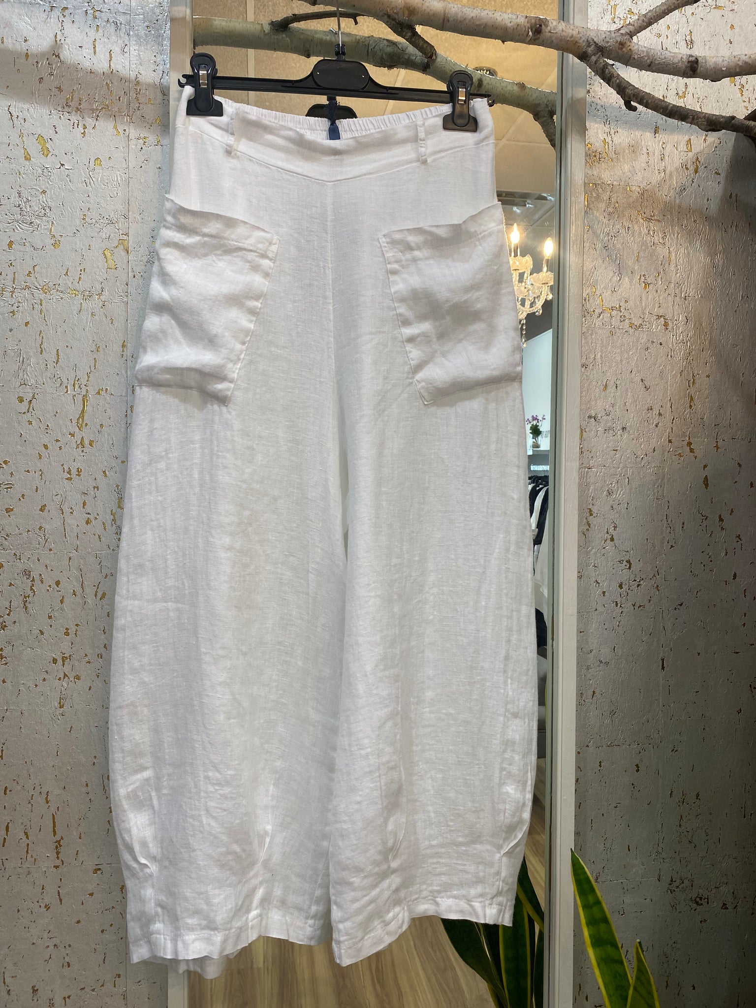 LANTERN LINEN PANTS
