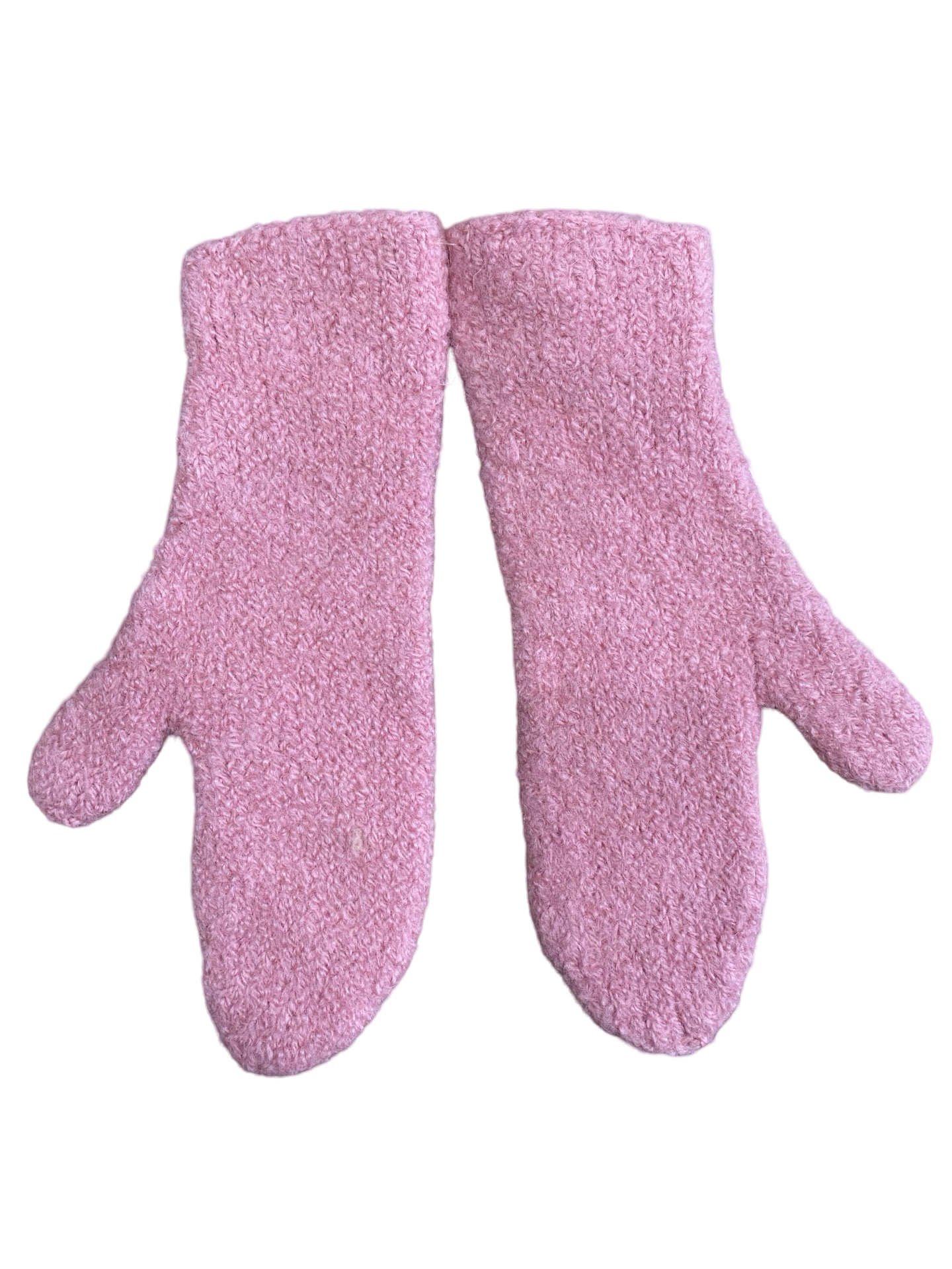 MERINO FELTED MITTENS - ROSE PINK