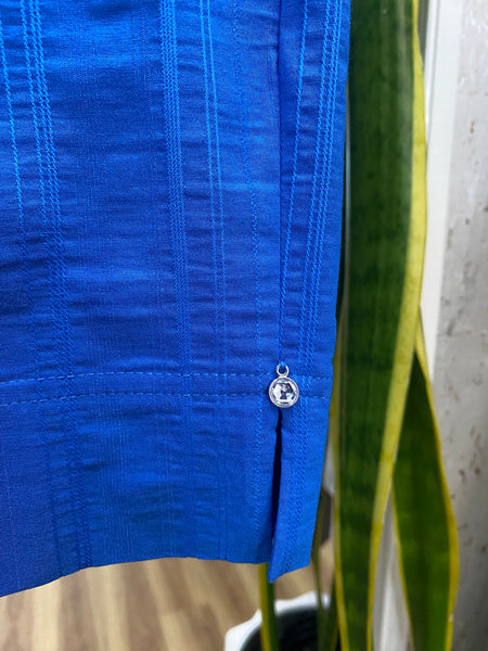 BELLA PALACE BLUE PULL-ON PANTS