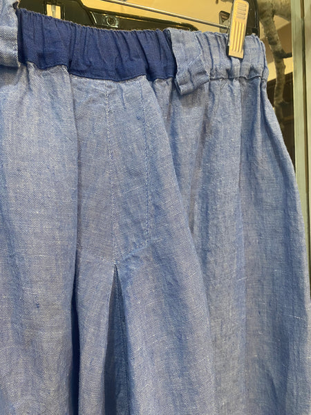 WIDE LINEN PANTS