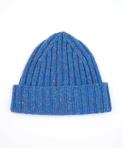 LUXED RIBBED HAT - MARINA