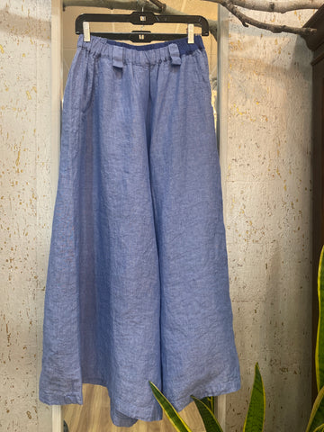 WIDE LINEN PANTS