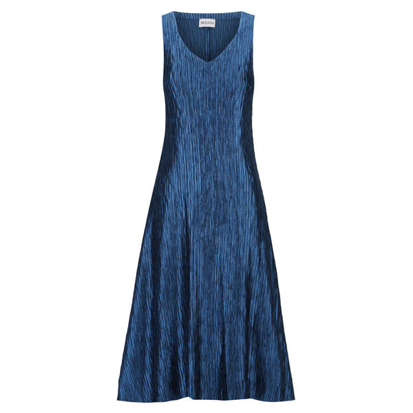 ESTRELLA DRESS - SATIN STEEL OPAL