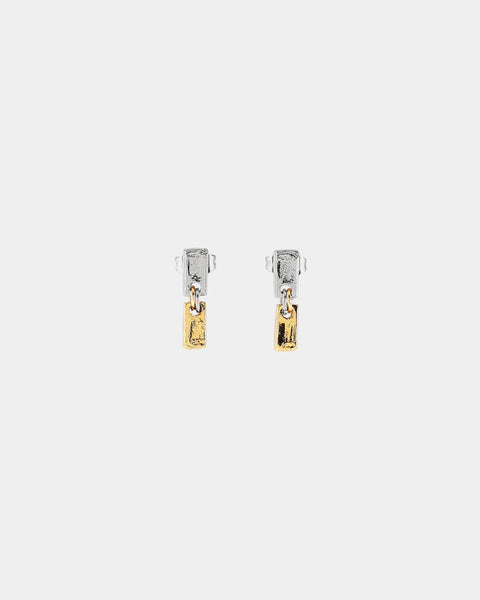 AGLIA TWO TONE EARRINGS