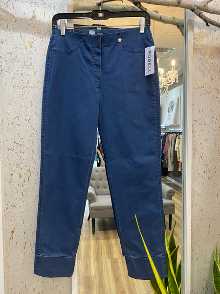 ROBELL PULL-ON PANTS -DENIM-LAST PAIR, size 8