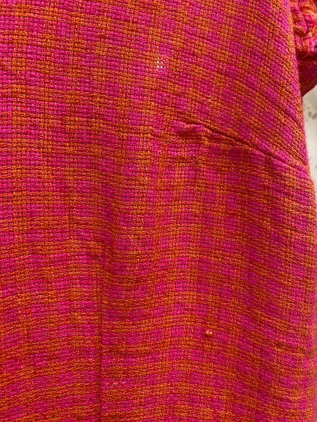 FREYED EDGE HERITAGE LINEN DRESS