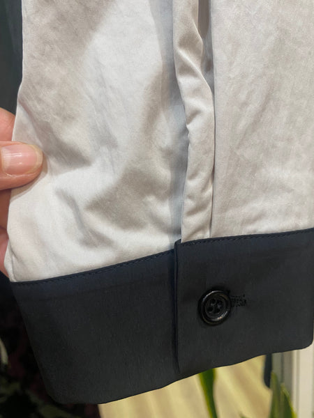 COLOUR BLOCK DRAWSTRING SHIRT JACKET