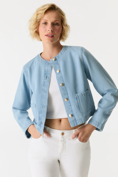 BETTY CROPPED DENIM JACKET