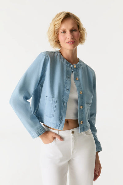 BETTY CROPPED DENIM JACKET