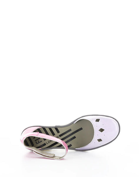 LILAC/PINK CLOSED TOE SANDAL