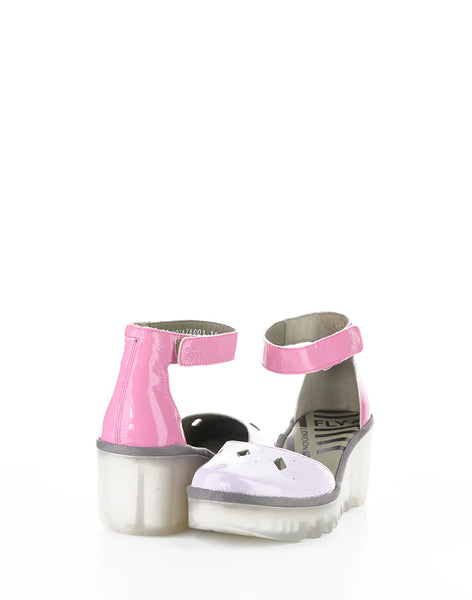 LILAC/PINK CLOSED TOE SANDAL