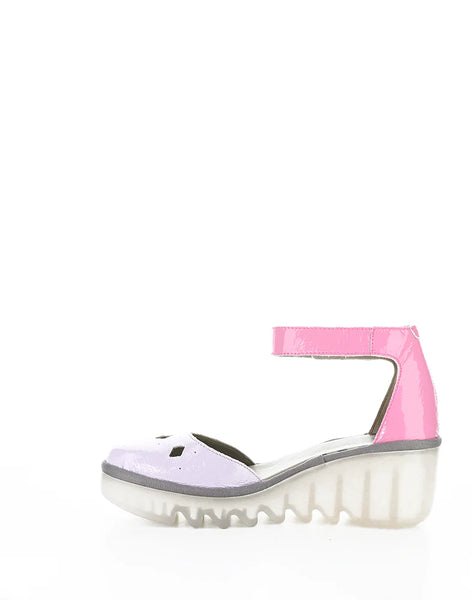 LILAC/PINK CLOSED TOE SANDAL