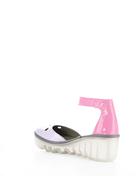 LILAC/PINK CLOSED TOE SANDAL