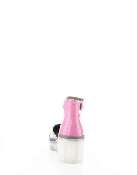 LILAC/PINK CLOSED TOE SANDAL