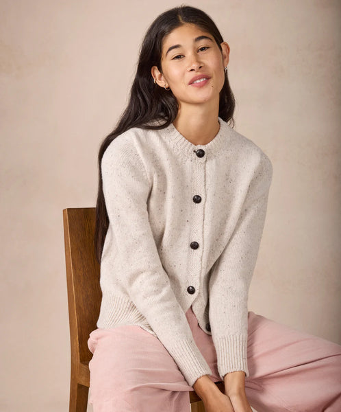 CASSIA CARDIGAN - CHALK