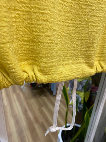 MERINO/COTTON SWEATSHIRT - LEMON CURRY - ONE LEFT in size L!