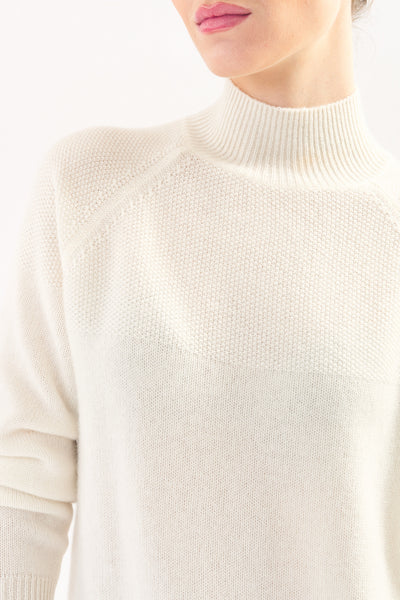 IVORY CASHMERE SWEATER