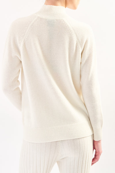 IVORY CASHMERE SWEATER
