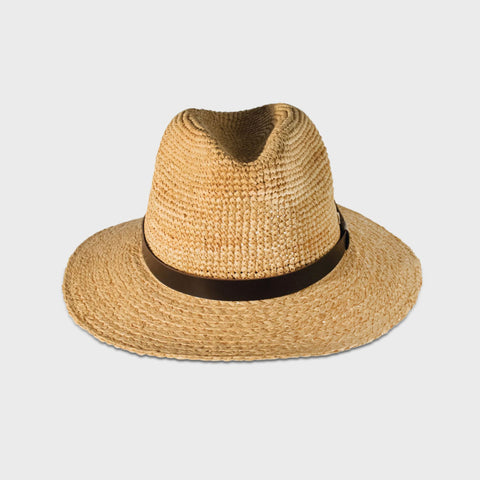 CARY FEDORA HAT IN STRAW