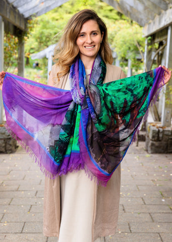 WELLSPRING OF LIFE SILK SCARF