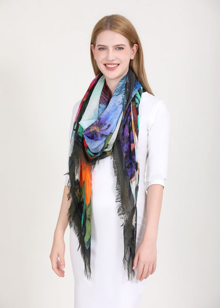 A MYSTERY REVEALED SILK SCARF