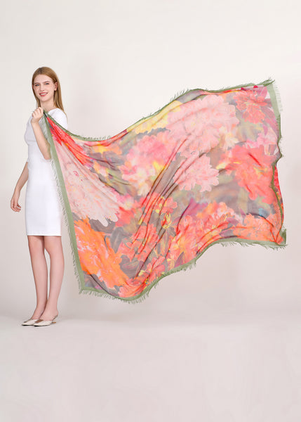 STAY SPICY SILK SCARF