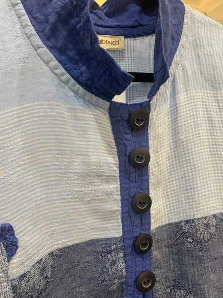MIXED MEDIA LINEN JACKET - ONE LEFT, fits size 10-14