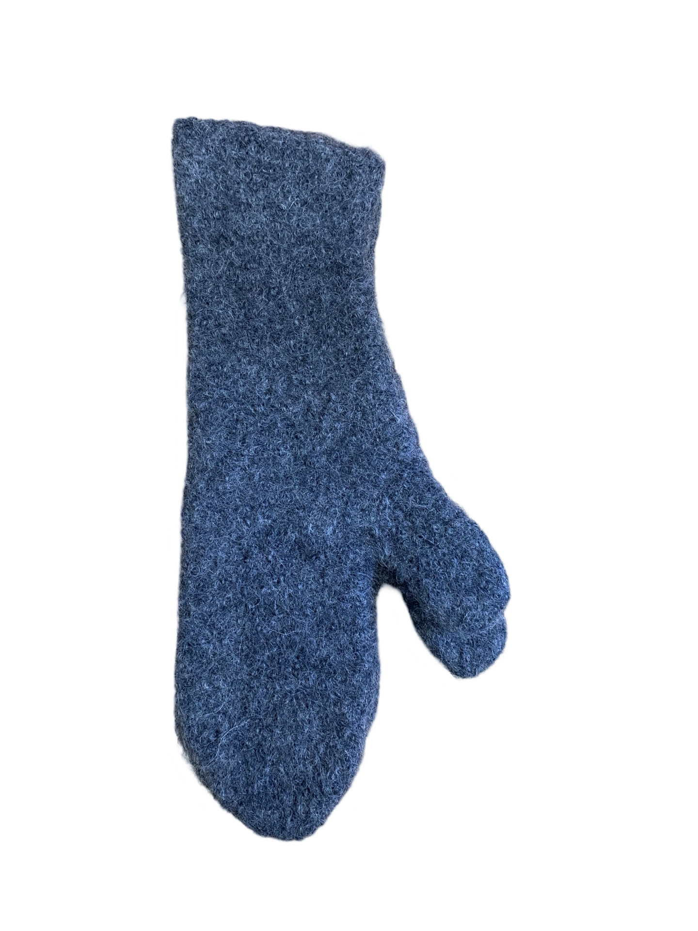 MERINO FELTED MITTENS - CHARCOAL