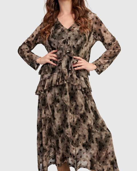 FEN MESH DRESS