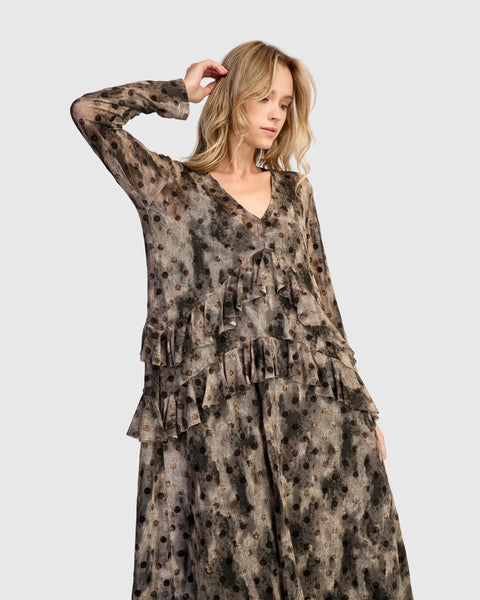 FEN MESH DRESS