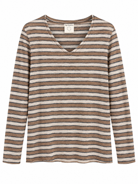 MERINO WOOL TOP 4004 - STRIPE