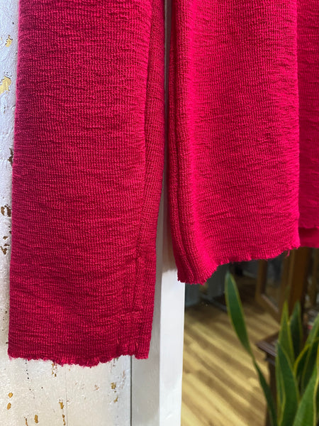 MERINO WOOL TOP 4063 - RASPBERRY RED