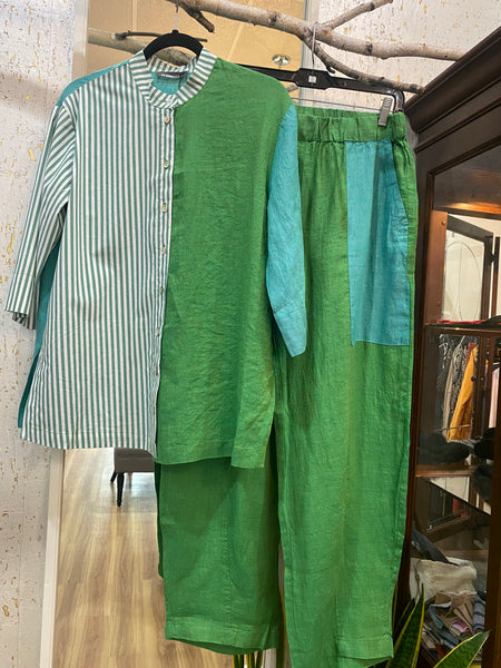 BREEZE RESORT LINEN TOP