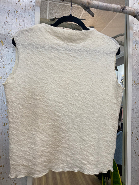 MERINO BUBBLE WOOL TOP 2501 - RAW WHITE