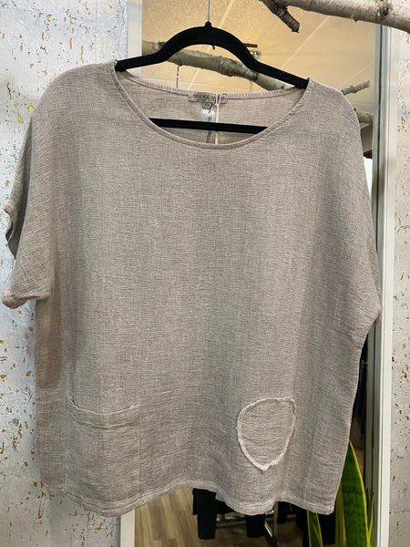 FANGO LINEN/COTTON TOP