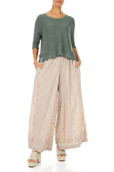 LINEN KNIT TOPPER-LAST ONE, size S