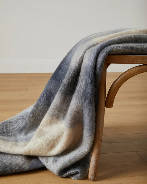 MOHAIR BLANKET - CLASSIC CHECK