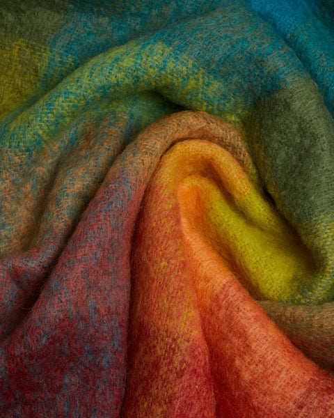 MOHAIR BLANKET - MULTICOLOUR